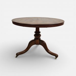 Antique Round Wooden Dining Table / c1910 / FREE DELIVERY - Image 4