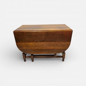 Antique Oak Drop-Leaf Table / Gateleg Table / c1920 / FREE DELIVERY - Image 5