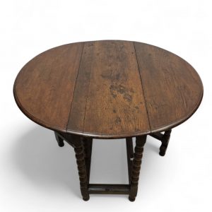 Antique Victorian Oak Drop Leaf Table / c1850 / FREE DELIVERY - Image 3