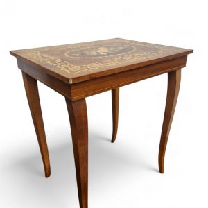 Vintage Musical Side Table / Inlaid Top / c1960 / FREE DELIVERY - Image 6