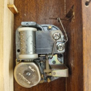 Vintage Musical Side Table / Inlaid Top / c1960 / FREE DELIVERY - Image 2