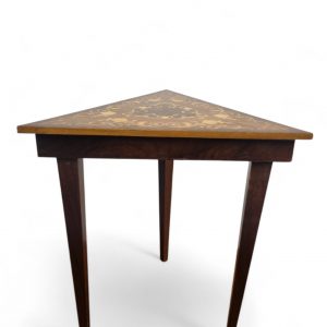 Vintage Italian Inlaid Musical Table / c. 1960 / Triangular Top / FREE DELIVERY - Image 11