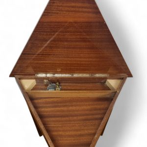 Vintage Italian Inlaid Musical Table / c. 1960 / Triangular Top / FREE DELIVERY - Image 3