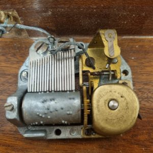 Vintage Italian Inlaid Musical Table / c. 1960 / Triangular Top / FREE DELIVERY - Image 2