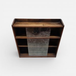 Antique Oak Glazed Bookcase / c1930 / FREE DELIVERY - Image 9