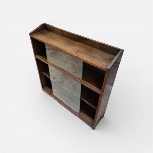 Antique Oak Glazed Bookcase / c1930 / FREE DELIVERY - Image 8