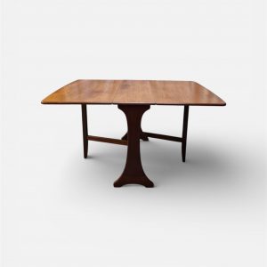 Vintage Drop Leaf Dining Table / c1960 / FREE DELIVERY - Image 4
