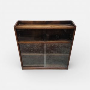 Antique Oak Glazed Bookcase / c1930 / FREE DELIVERY - Image 6