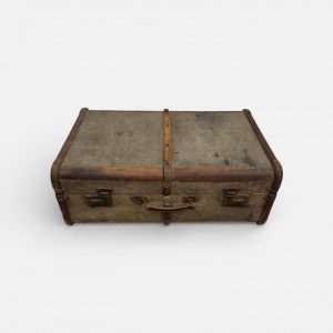 Vintage British Everwear Travel Trunk / Original British Made / c1930 / FREE DELIVERY - Image 1