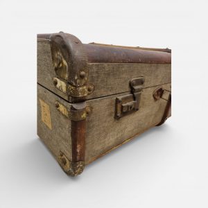 Vintage British Everwear Travel Trunk / Original British Made / c1930 / FREE DELIVERY - Image 5