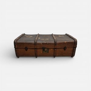 Antique Travel Trunk / Storage Chest / c1920 / FREE DELIVERY - Image 10