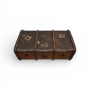 Antique Travel Trunk / Storage Chest / c1920 / FREE DELIVERY - Image 8