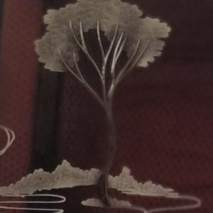 Vintage Decorative Wall Mirror / Etched Carriage Scene / c.1960–1970 / Gilt Frame / FREE DELIVERY - Image 5