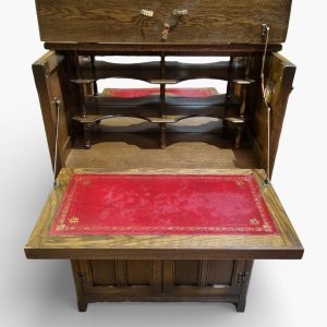 Vintage Old Charm Drinks Cabinet / Light Oak / c1970 / FREE DELIVERY - Image 1