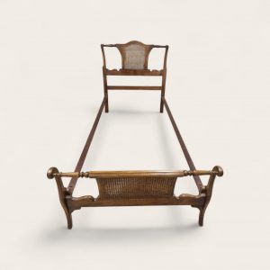 Antique Edwardian Style Cane Single Bed / c1920 / FREE DELIVERY - Image 4