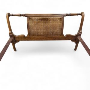 Antique Edwardian Style Cane Single Bed / c1920 / FREE DELIVERY - Image 3