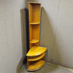 Vintage Teak Corner Cabinet / Corner Display Unit / c1970 / FREE DELIVERY - Image 1