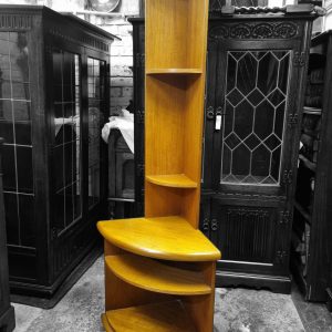 Vintage Teak Corner Cabinet / Corner Display Unit / c1970 / FREE DELIVERY - Image 6