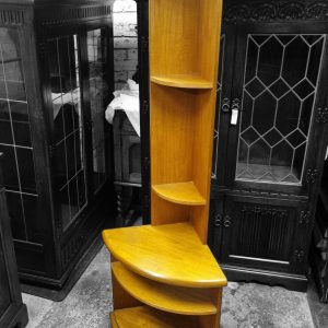 Vintage Teak Corner Cabinet / Corner Display Unit / c1970 / FREE DELIVERY - Image 5