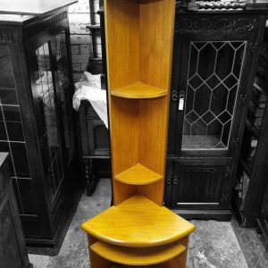 Vintage Teak Corner Cabinet / Corner Display Unit / c1970 / FREE DELIVERY - Image 4