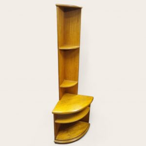 Vintage Teak Corner Cabinet / Corner Display Unit / c1970 / FREE DELIVERY - Image 3