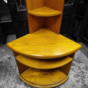 Vintage Teak Corner Cabinet / Corner Display Unit / c1970 / FREE DELIVERY - Image 2