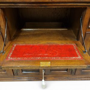 Vintage Old Charm Wood Bros Oak Dresser / Drinks Cabinet / Tudor Brown / c1960 / FREE DELIVERY - Image 6