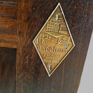 Vintage Old Charm Wood Bros Oak Dresser / Drinks Cabinet / Tudor Brown / c1960 / FREE DELIVERY - Image 2