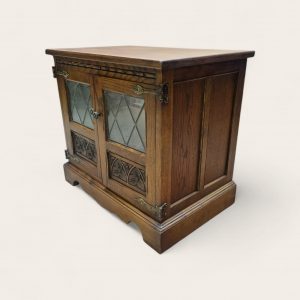 Vintage Old Charm Oak TV Cabinet / Drinks Cabinet / c.1970 / FREE DELIVERY - Image 6