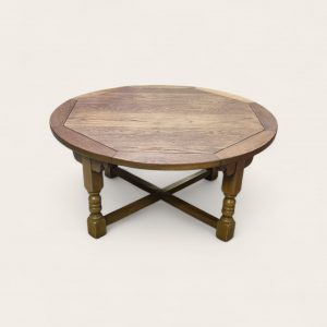 Vintage Old Charm Wood Brothers Large Coffee Table / Light Oak / c.1970s / FREE DELIVERY - Image 8