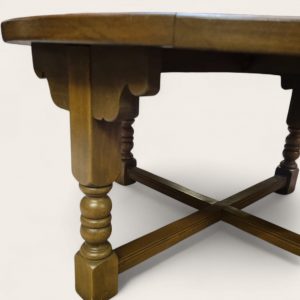 Vintage Old Charm Wood Brothers Large Coffee Table / Light Oak / c.1970s / FREE DELIVERY - Image 7