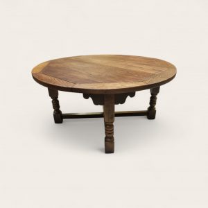 Vintage Old Charm Wood Brothers Large Coffee Table / Light Oak / c.1970s / FREE DELIVERY - Image 3