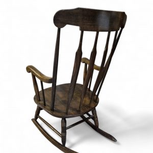 Vintage Windsor Style Wooden Rocking Chair / Armchair / c.1970 / FREE DELIVERY - Image 7