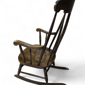 Vintage Windsor Style Wooden Rocking Chair / Armchair / c.1970 / FREE DELIVERY - Image 6