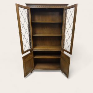 Vintage Old Charm Wood Bros Glazed Bookcase / c1960 / FREE DELIVERY - Image 6