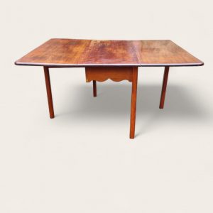 Antique Edwardian Mahogany Drop Leaf Dining Table / Solid Wood / c.1910 - Image 10