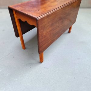 Antique Edwardian Mahogany Drop Leaf Dining Table / Solid Wood / c.1910 - Image 13