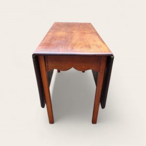 Antique Edwardian Mahogany Drop Leaf Dining Table / Solid Wood / c.1910 - Image 8