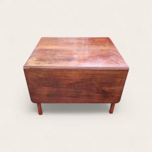 Antique Edwardian Mahogany Drop Leaf Dining Table / Solid Wood / c.1910 - Image 7