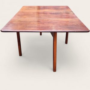 Antique Edwardian Mahogany Drop Leaf Dining Table / Solid Wood / c.1910 - Image 6