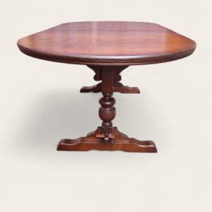 Vintage Old Charm Wood Bros Large Oak Extending Dining Table / Seats 6–8 / c.1970s / FREE DELIVERY - Image 4