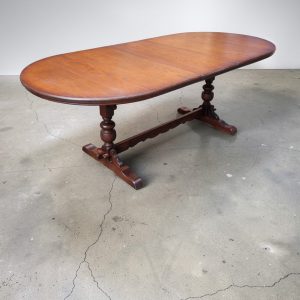 Vintage Old Charm Wood Bros Large Oak Extending Dining Table / Seats 6–8 / c.1970s / FREE DELIVERY - Image 3