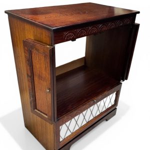 Vintage TV Cabinet / Solid Wood / c.1970 - Image 9