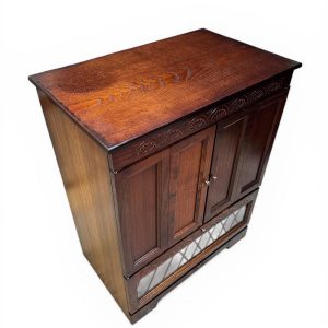 Vintage TV Cabinet / Solid Wood / c.1970 - Image 3