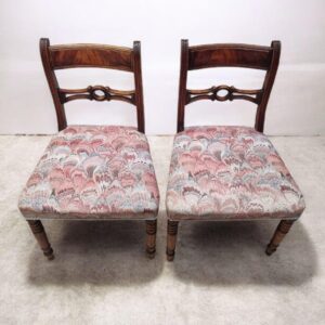 Antique Wooden Dining Chairs / c1880 / Set of 2 / FREE DELIVERY - Image 10