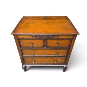Antique Oak Chest of Drawers / Jacobean Revival /  1920 - Image 6