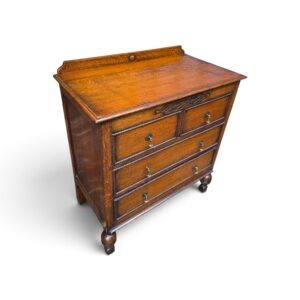 Antique Oak Chest of Drawers / Jacobean Revival /  1920 - Image 3