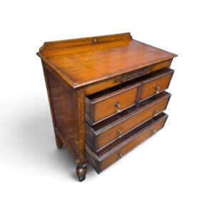 Antique Oak Chest of Drawers / Jacobean Revival /  1920 - Image 4