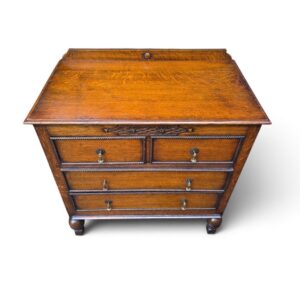 Antique Oak Chest of Drawers / Jacobean Revival /  1920 - Image 9