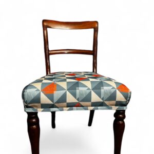 Antique Victorian Bedroom Chair c1860 / New Upholstery / FREE DELIVERY - Image 8
